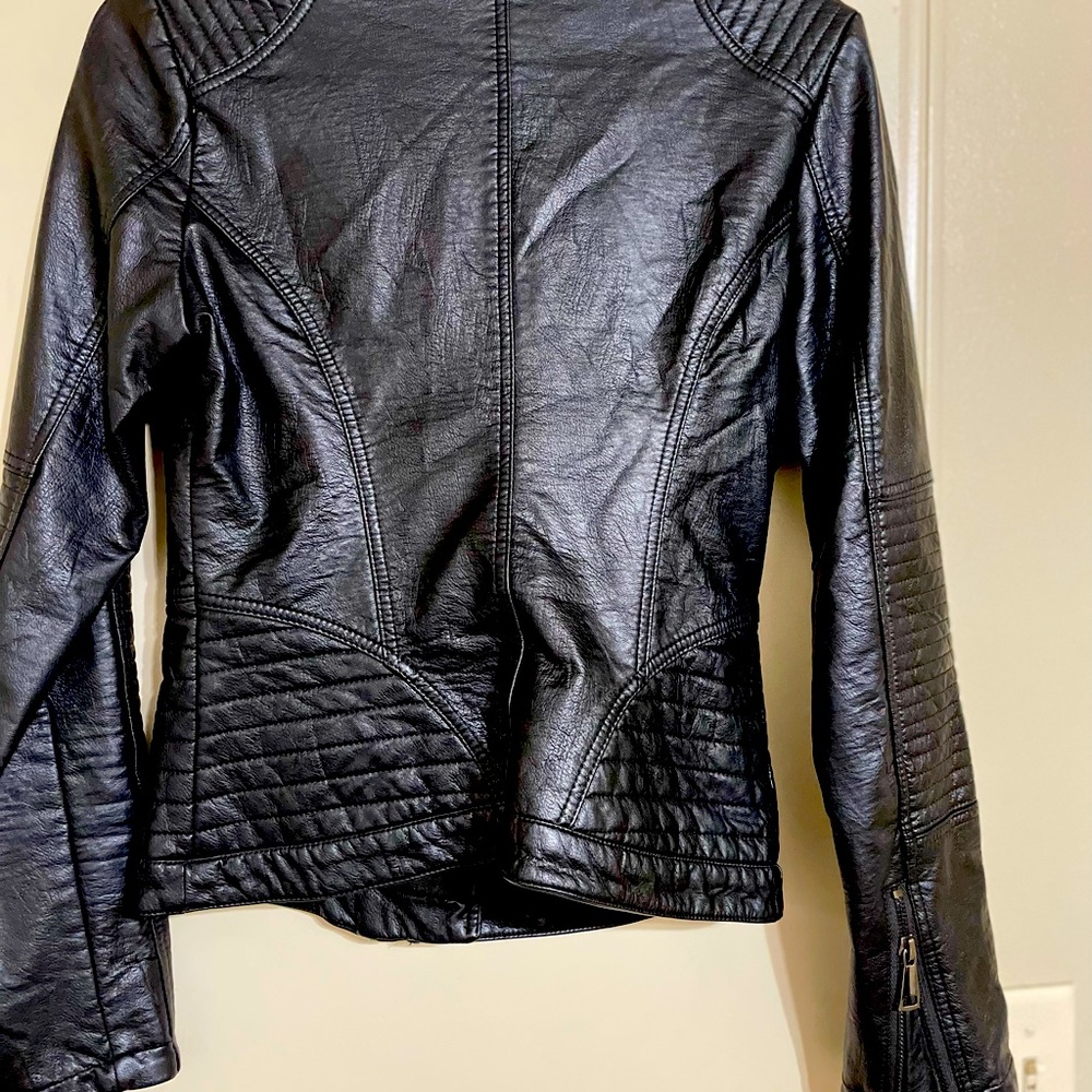 Black leather Jacket in excellent condition